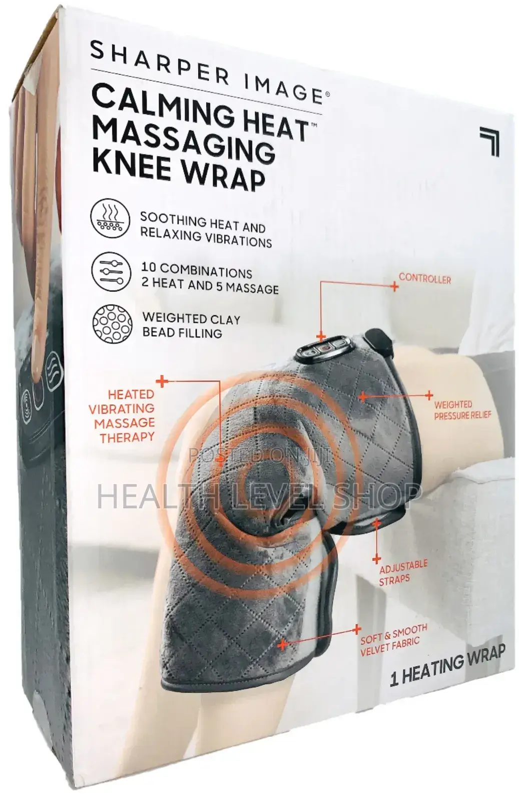 Calming Heat Massaging Knee Wrap