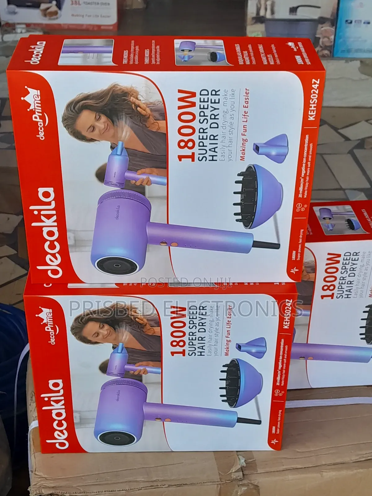Decakila Durable Hair Dryer 1800W