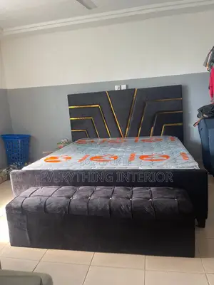 Brand New Gold Plated Pattern Bedframe for Sale.( Just the Bedframe)