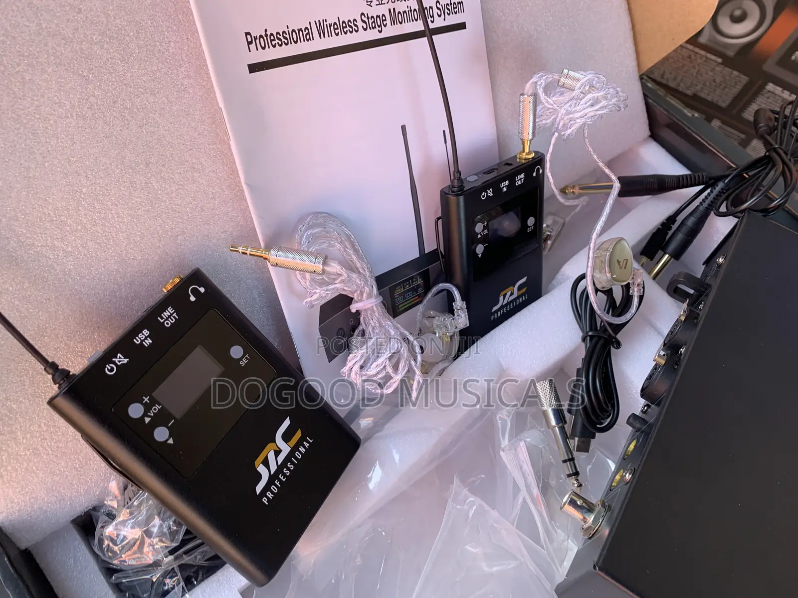 Jac Iem-1200 2-in-1 Wireless in-Ear Monitors System