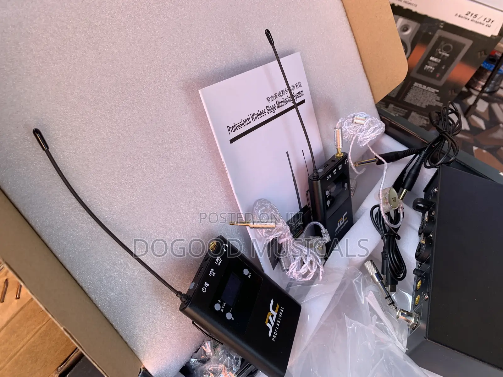 Jac Iem-1200 2-in-1 Wireless in-Ear Monitors System