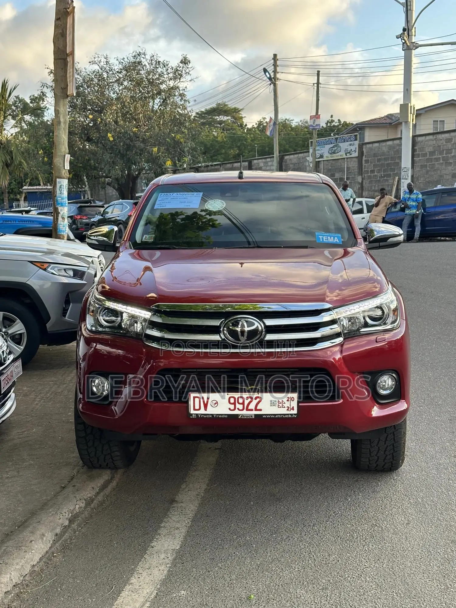 Toyota Hilux Revo Double Cab Deisel 2.4 AWD 2018 Red