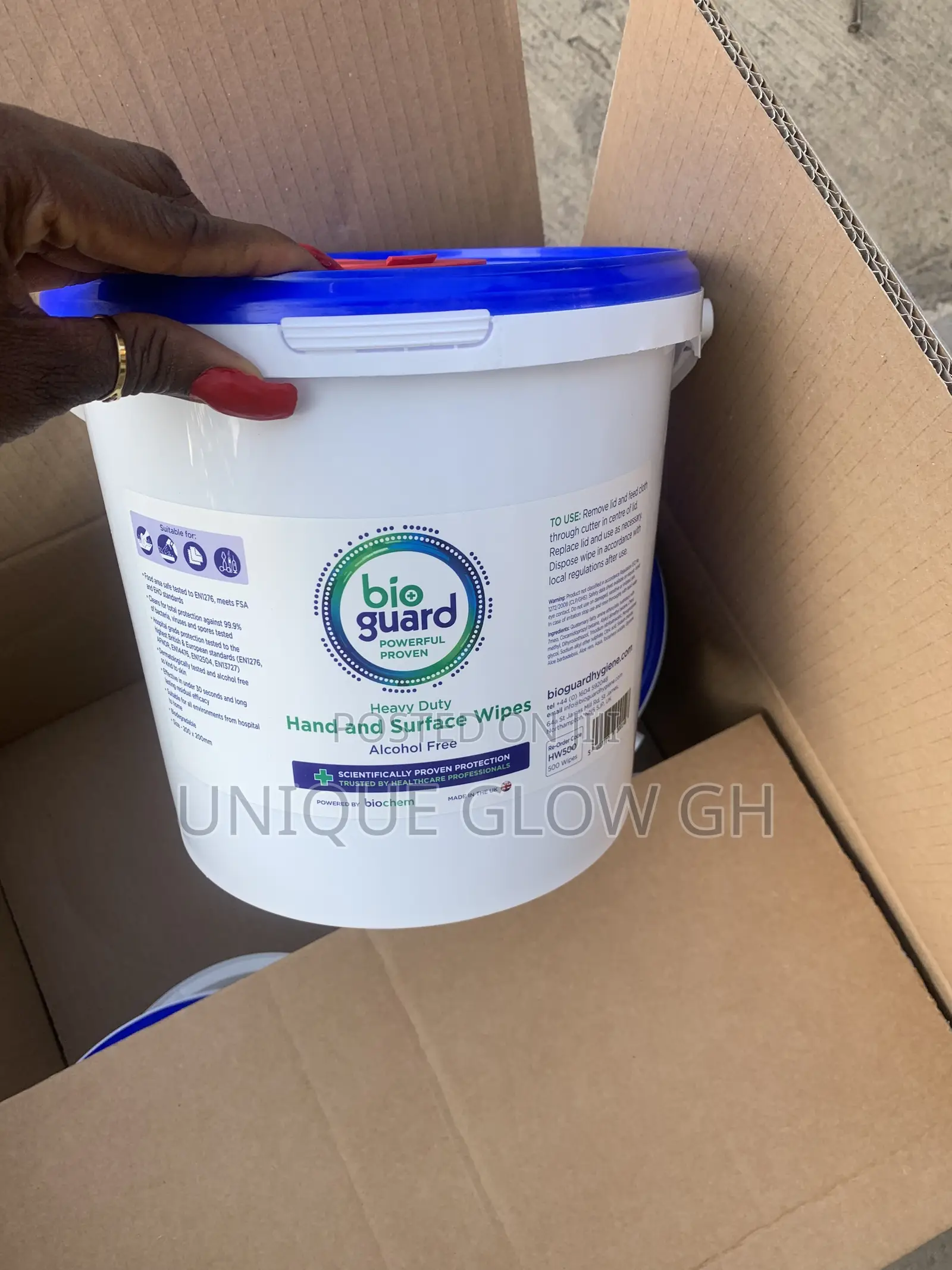 Industrial Bio Guard Powerful Proven Hospital/Medical Wipes
