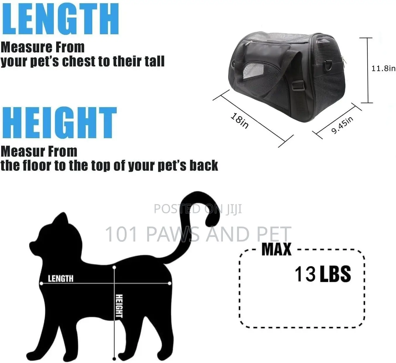 Pet Bag Available