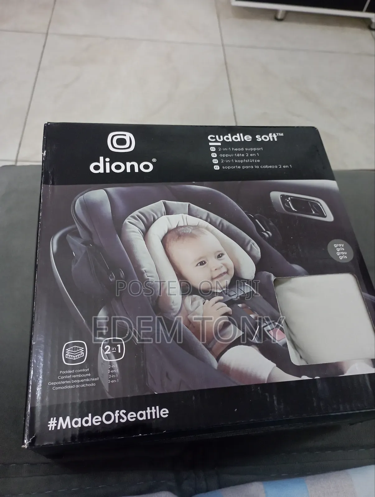 Cuddle Soft 2-in-1 Baby Head Neck Support Pillow Car Seat