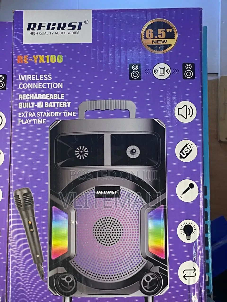 Regrsi Rechargerble Pa Wireless Speaker