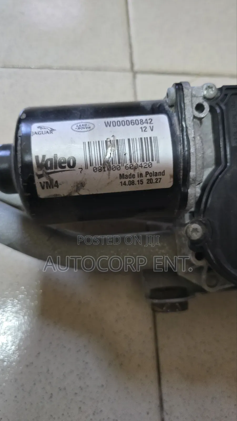 Jaguar Xe (X760) Wiper Motor