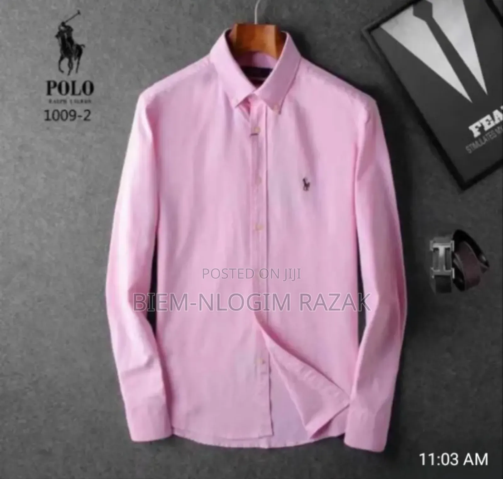 High Polo Long Sleeve Shirts Available in Stock