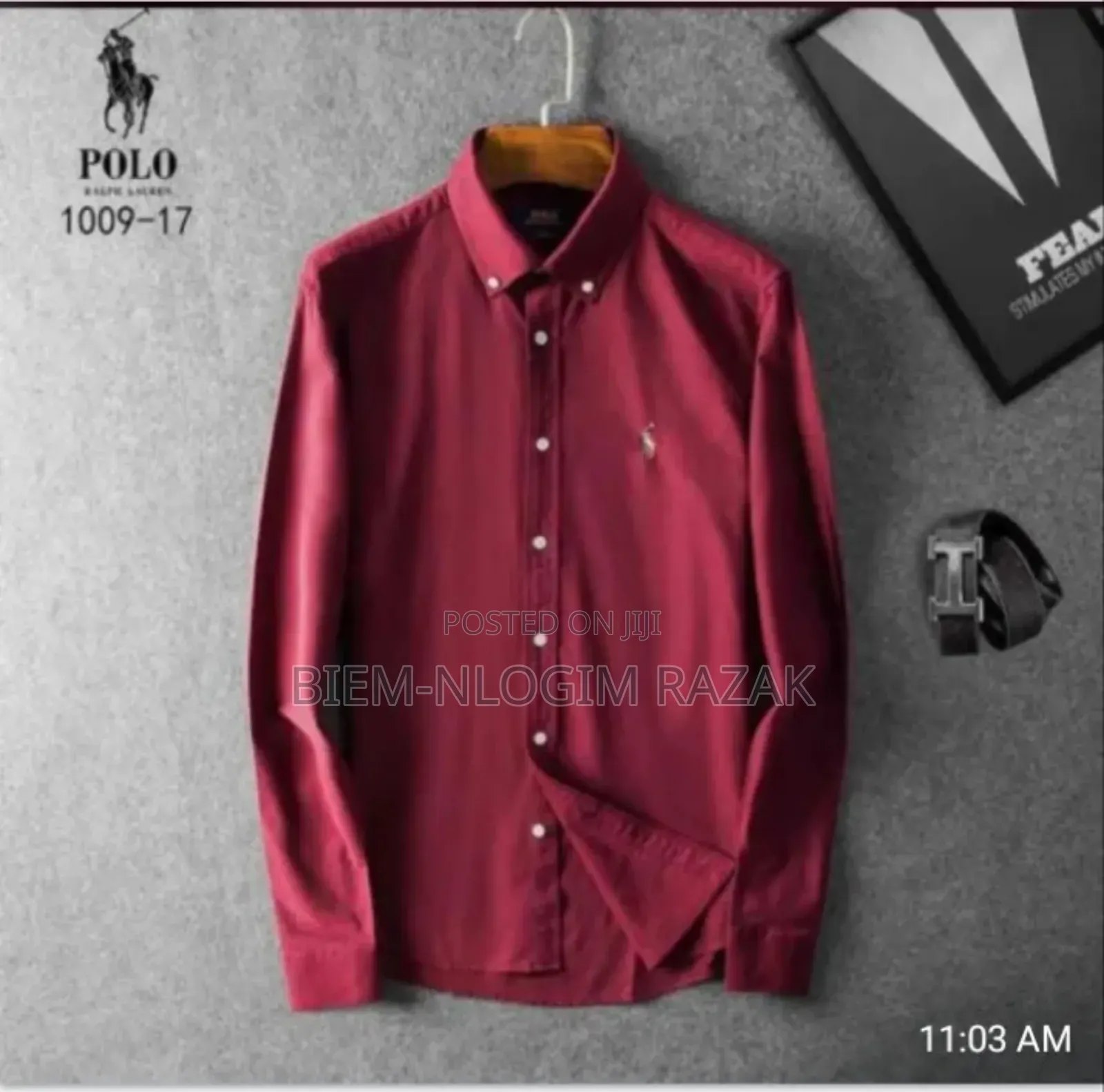 High Polo Long Sleeve Shirts Available in Stock