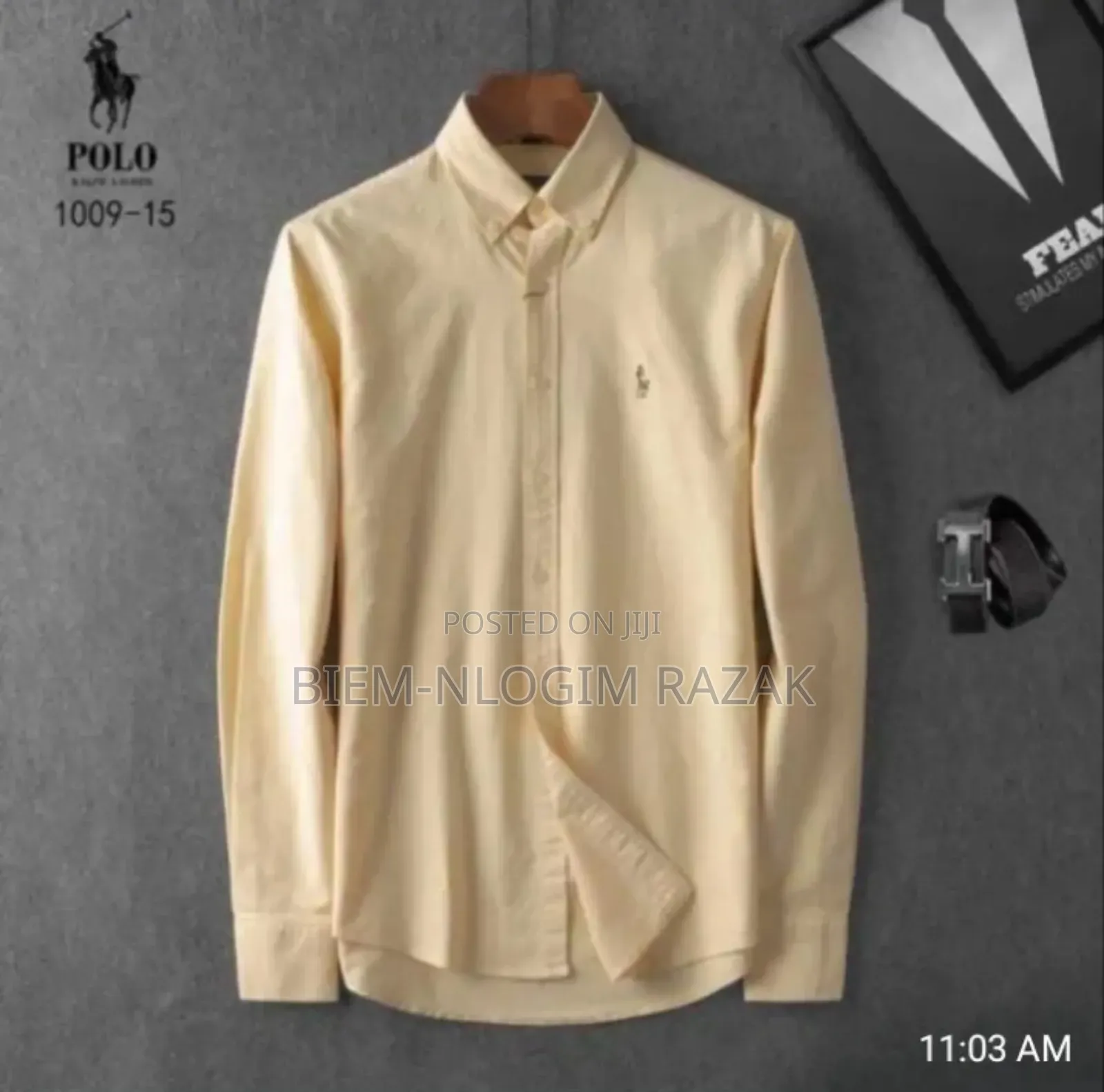 High Polo Long Sleeve Shirts Available in Stock