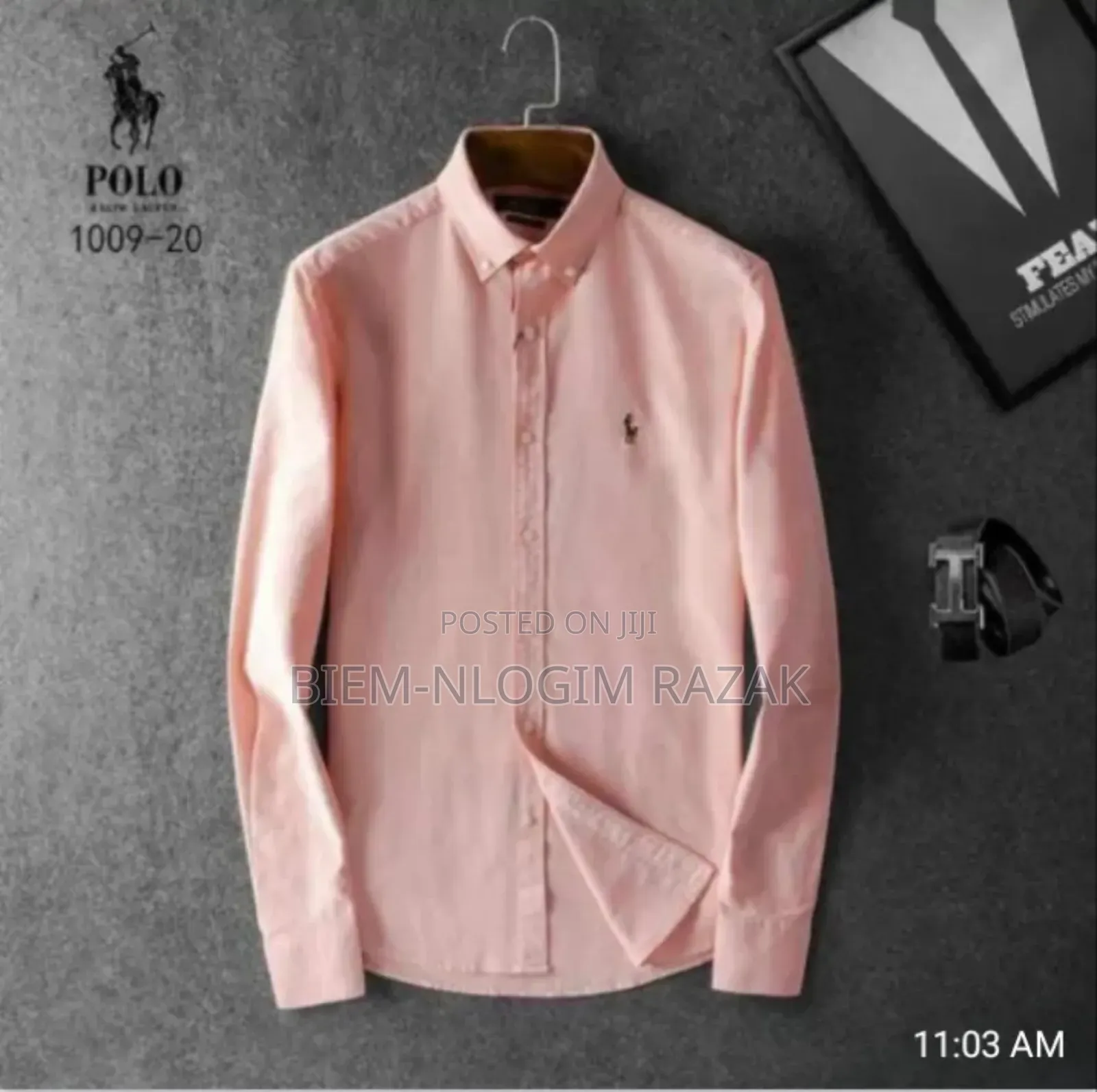 High Polo Long Sleeve Shirts Available in Stock