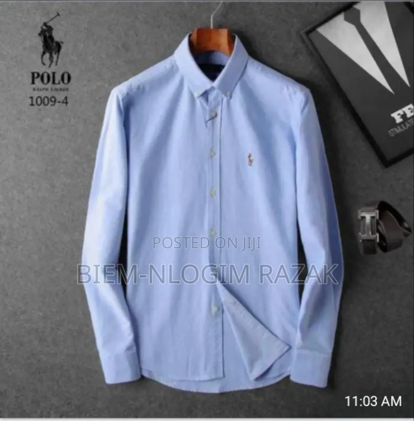High Polo Long Sleeve Shirts Available in Stock