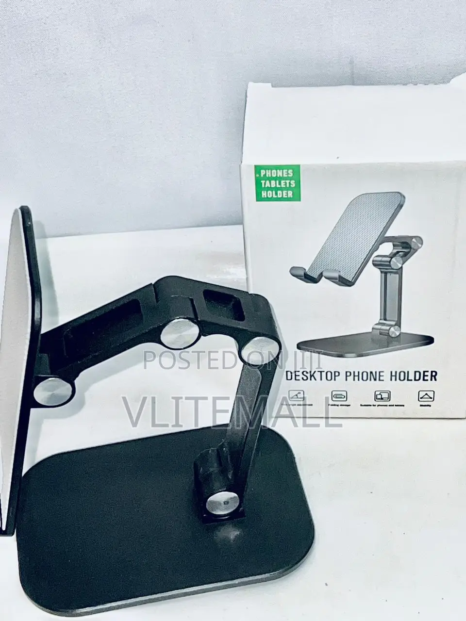 Universal Angle Adjustable 4"-12.9" Tablet Mobile Phone Hold