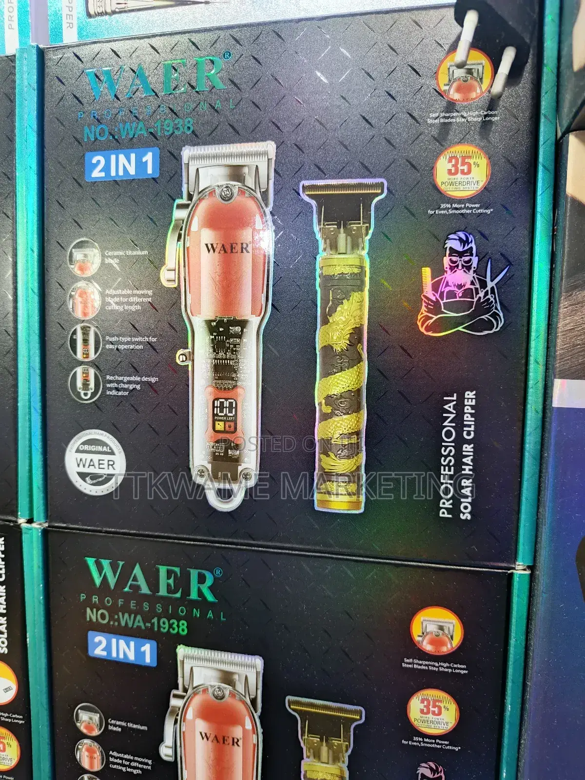 2 in 1 Adjustable Blade Clipper
