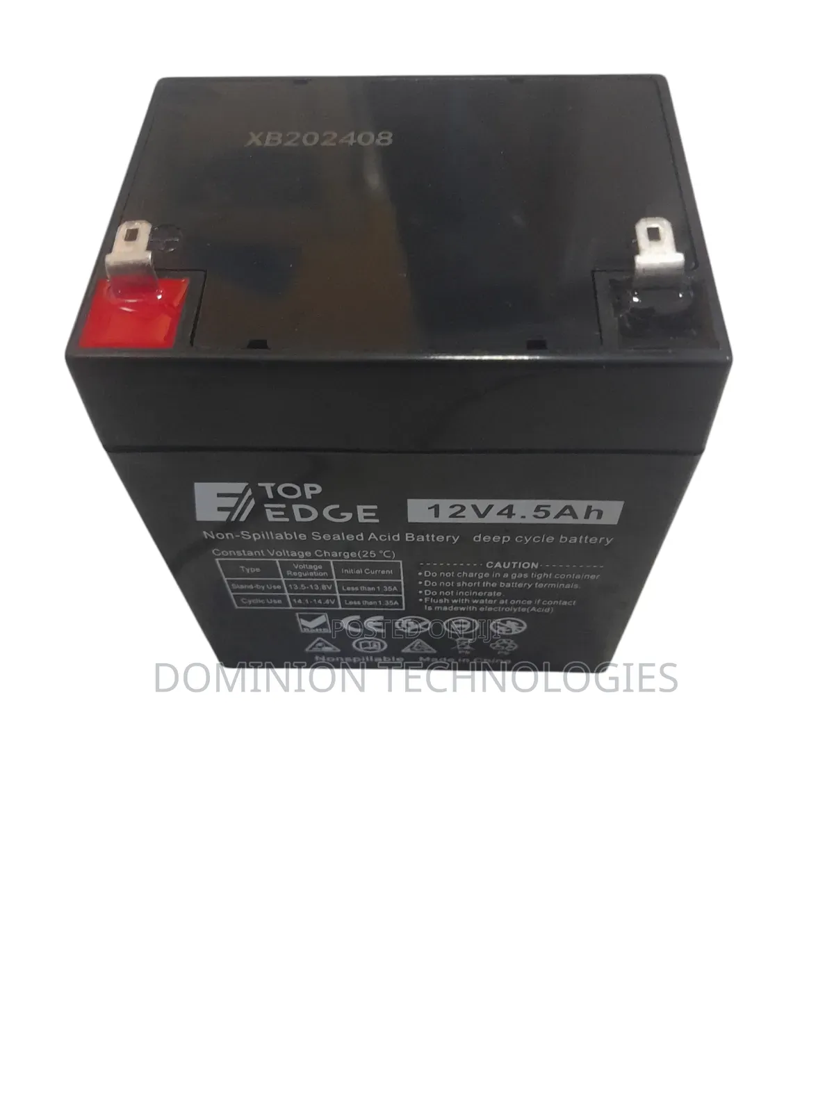 Top Edge 12V 4.5ah UPS Battery