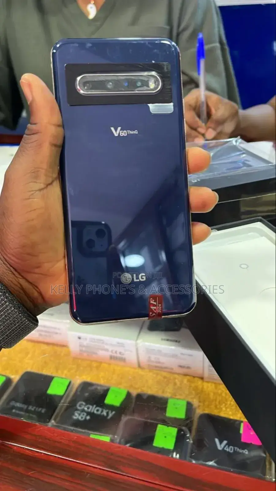 New LG V60 ThinQ 5G 128 GB Black