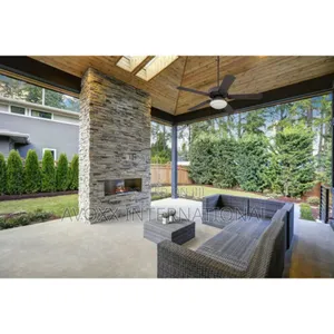 Craftmade Enduro 52" With Outdoor Ceiling Fan - Brown Blades