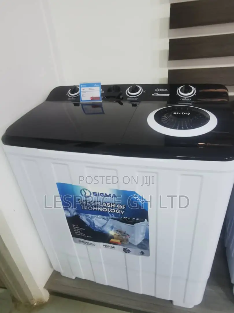 Sigma 12kg Twin Tub Washing Machine