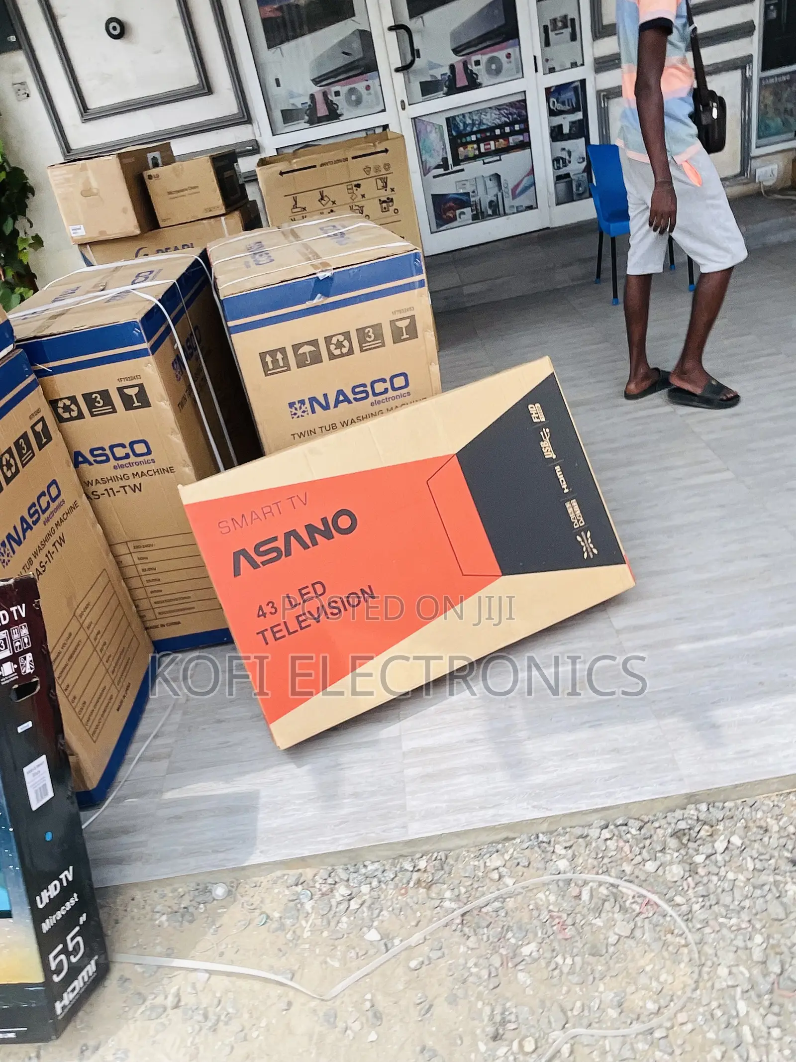 Beautiful Design Asano 43”Smart LED 1080p FHD-Smart Tv