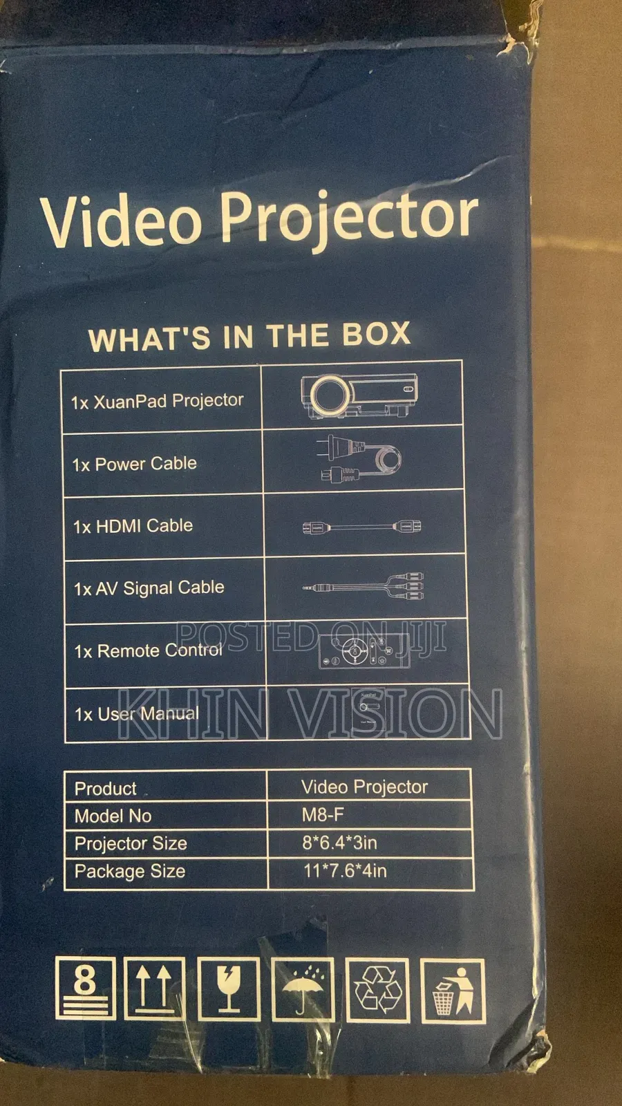 Projector Covers Between 4 to 200inches Space