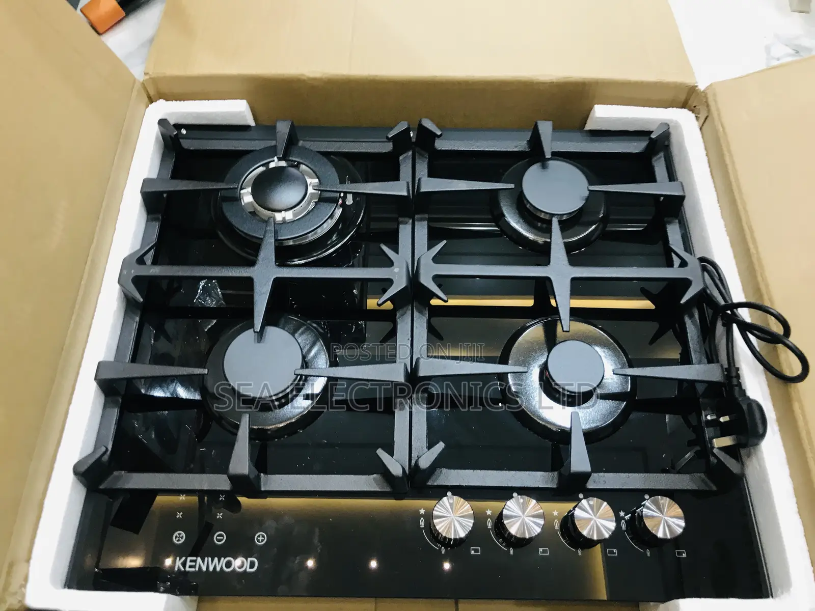 Newest Kenwood 60 Cm 4 Gas Burner Auto Ignition Touch Screen