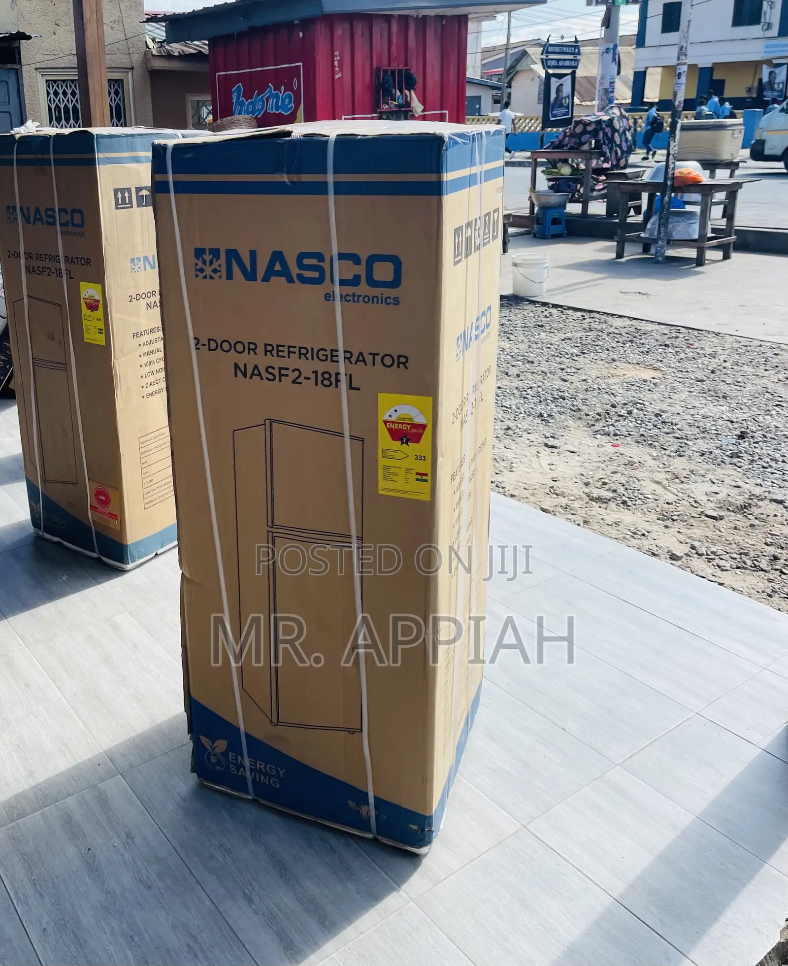 Elegant Silver Nasco Nasco F2-18fl 158L Electric Fridge.