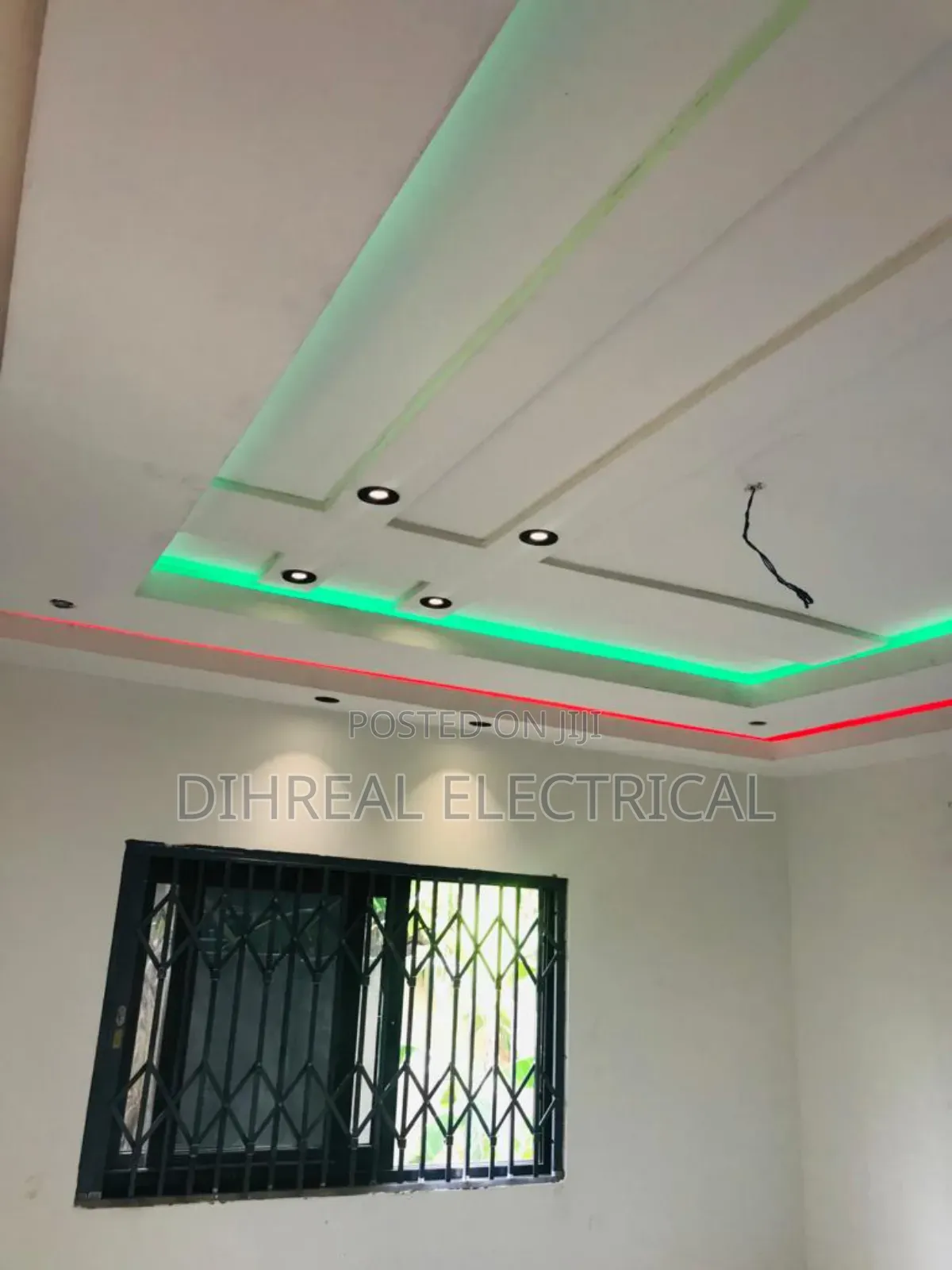 Fixing of Lighting Fixtures for a Client at Nsutam(Bunso)