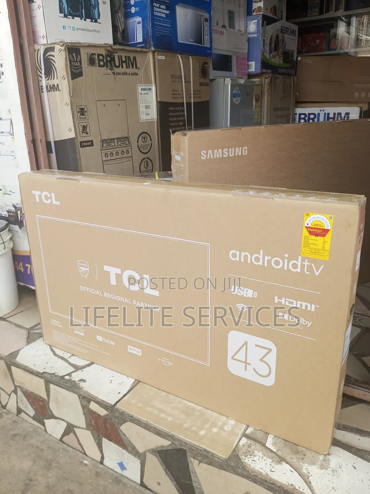 TCL Tv 43" Smart Android 43s4500a