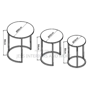 Side Table Set of 3