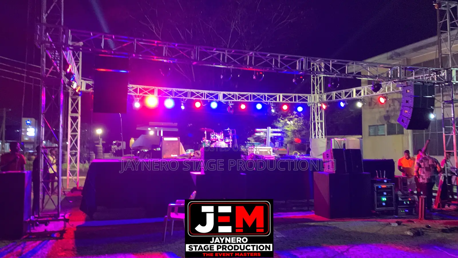 Jaynero Stage Prod_ Best Light |Stage|Truss Rentals in Ghana