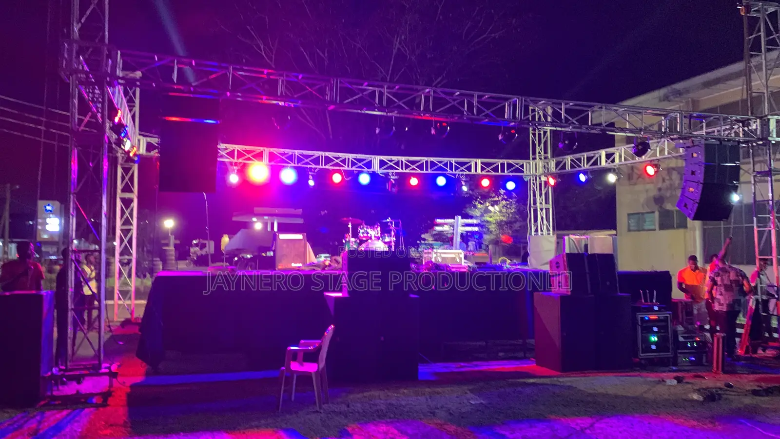 Jaynero Stage Prod_ Best Light |Stage|Truss Rentals in Ghana