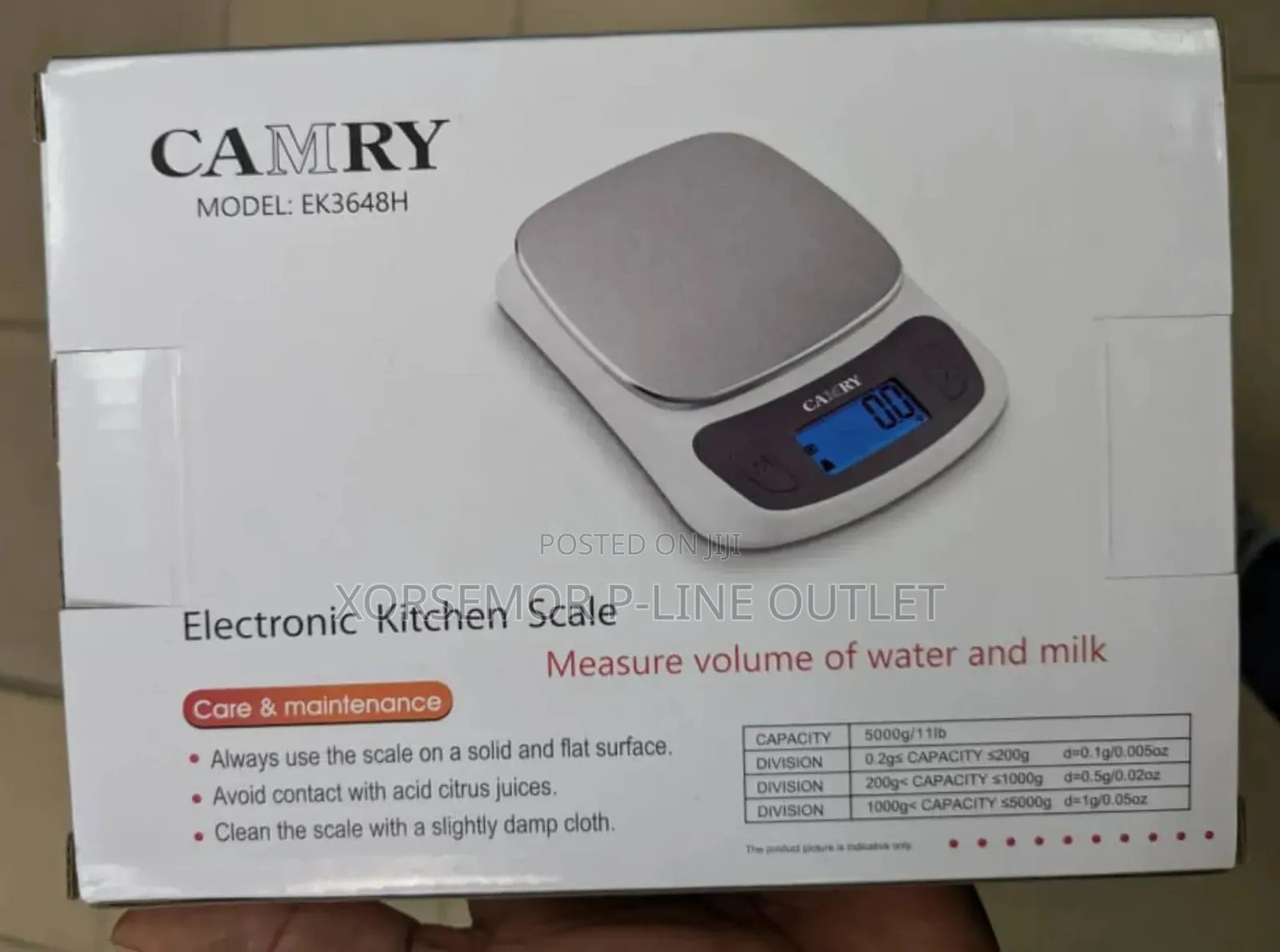 5kg Camry Electric Kitchen Scale
