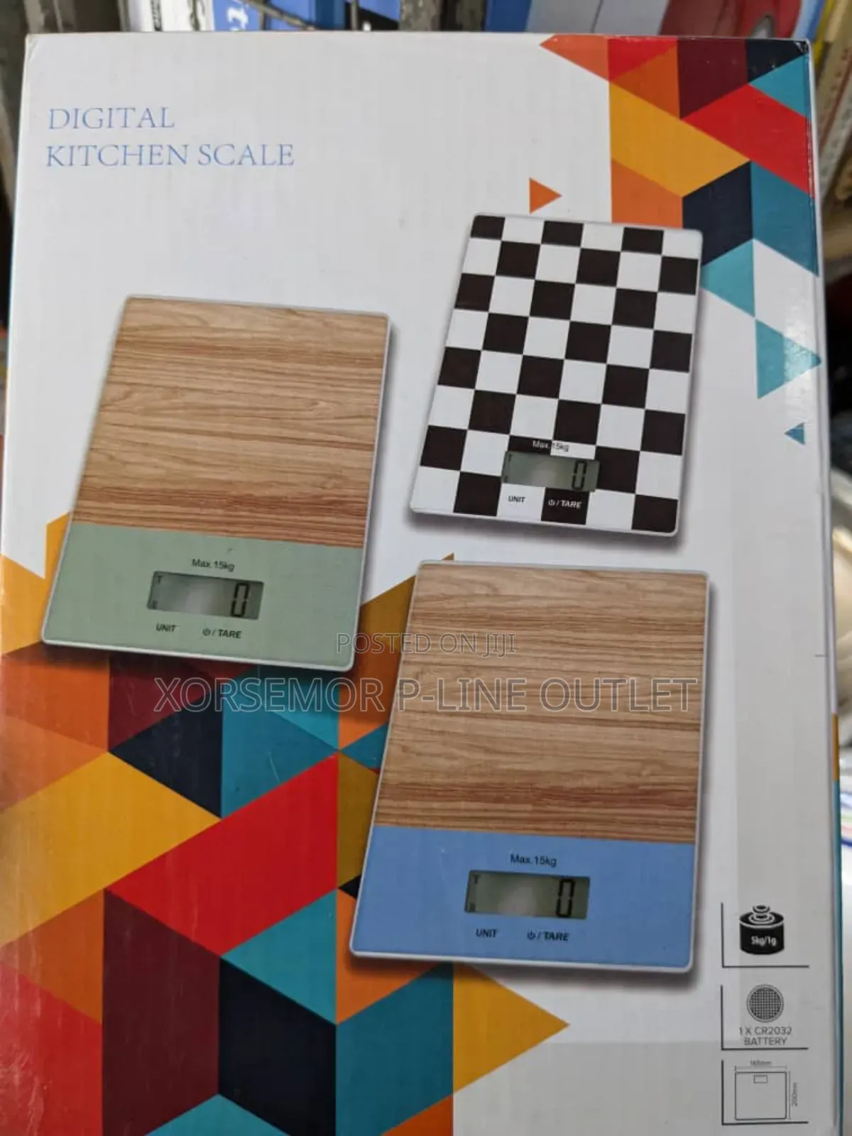 Portable 15kg Digital Kitchen Scale