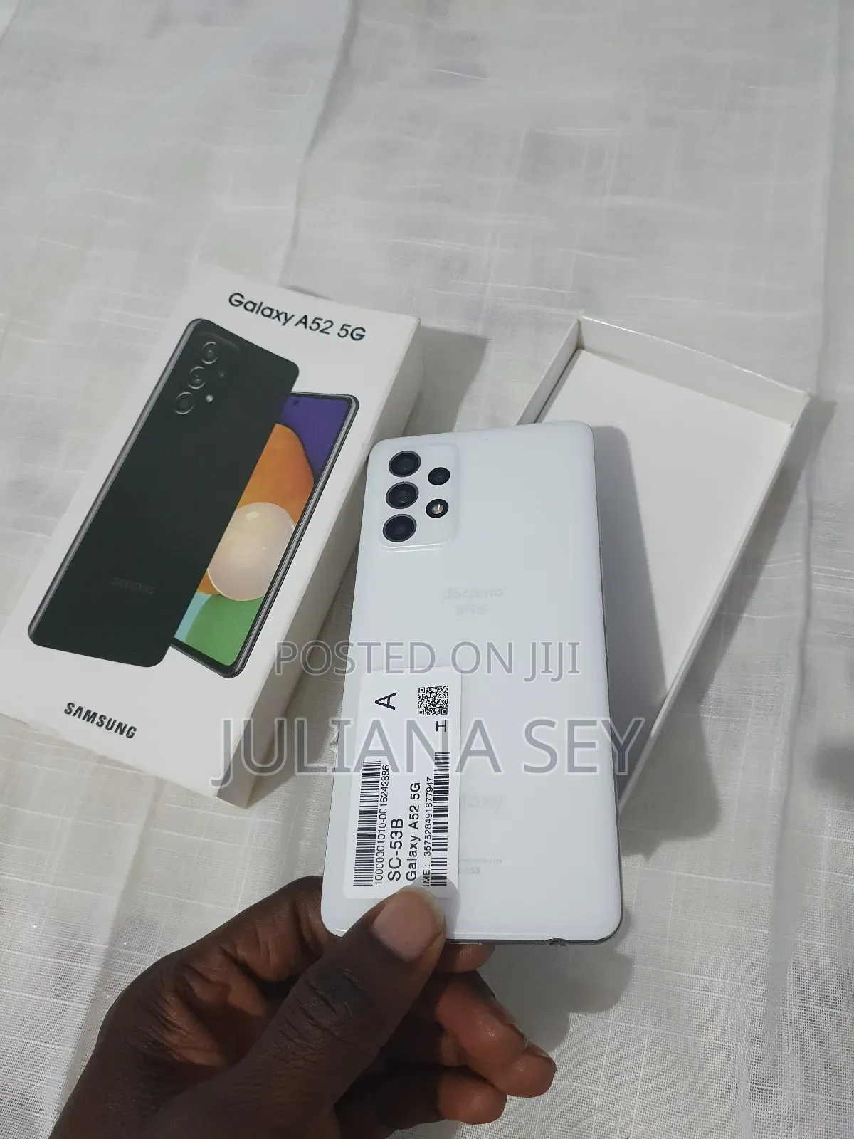 New Samsung Galaxy A52 5G 128 GB White
