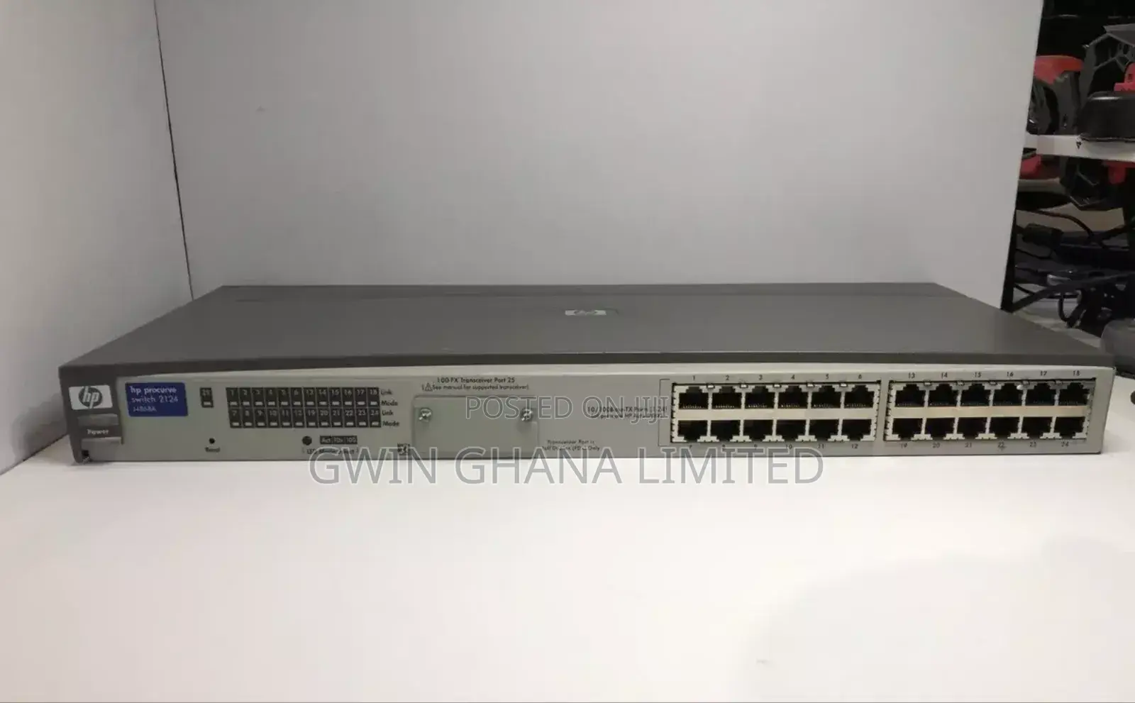 Hp Procurve Switch 2124 24 Port 10/100 Unmanaged Switched.