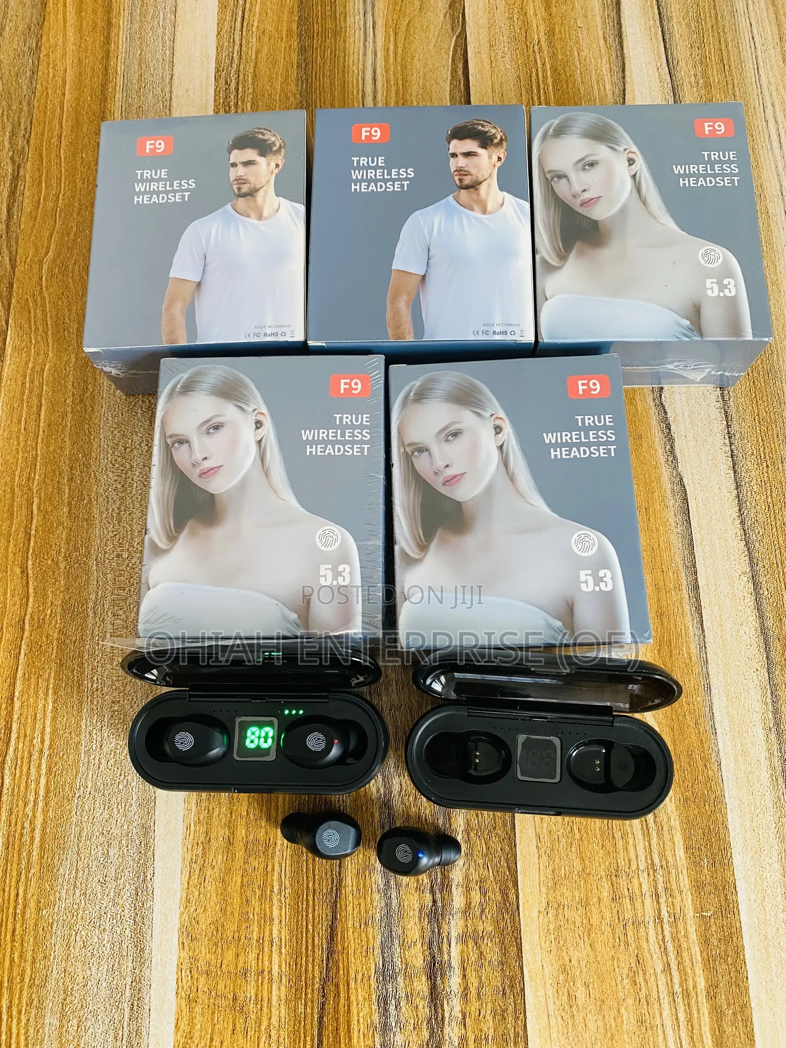 Brand New F9 Wireless Bluetooth Earbuds for Sale.