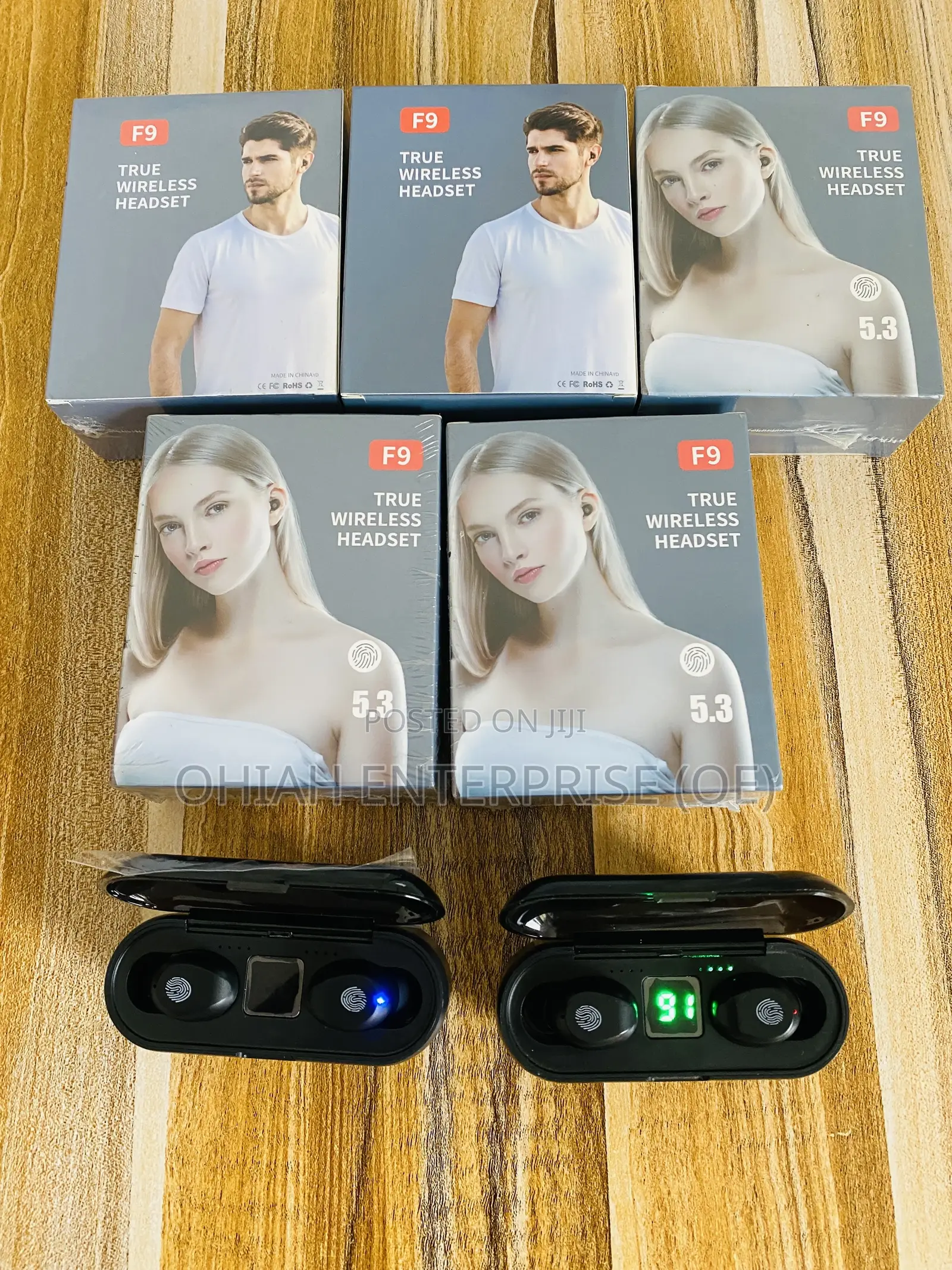 Brand New F9 Wireless Bluetooth Earbuds for Sale.