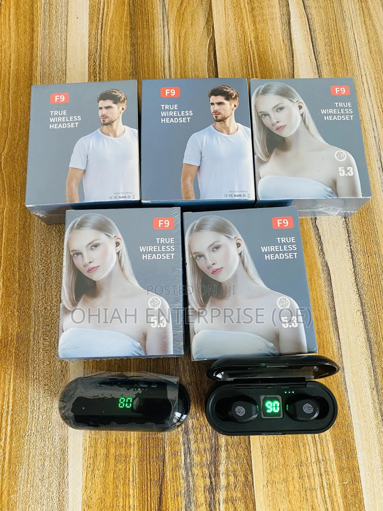 Brand New F9 Wireless Bluetooth Earbuds for Sale.
