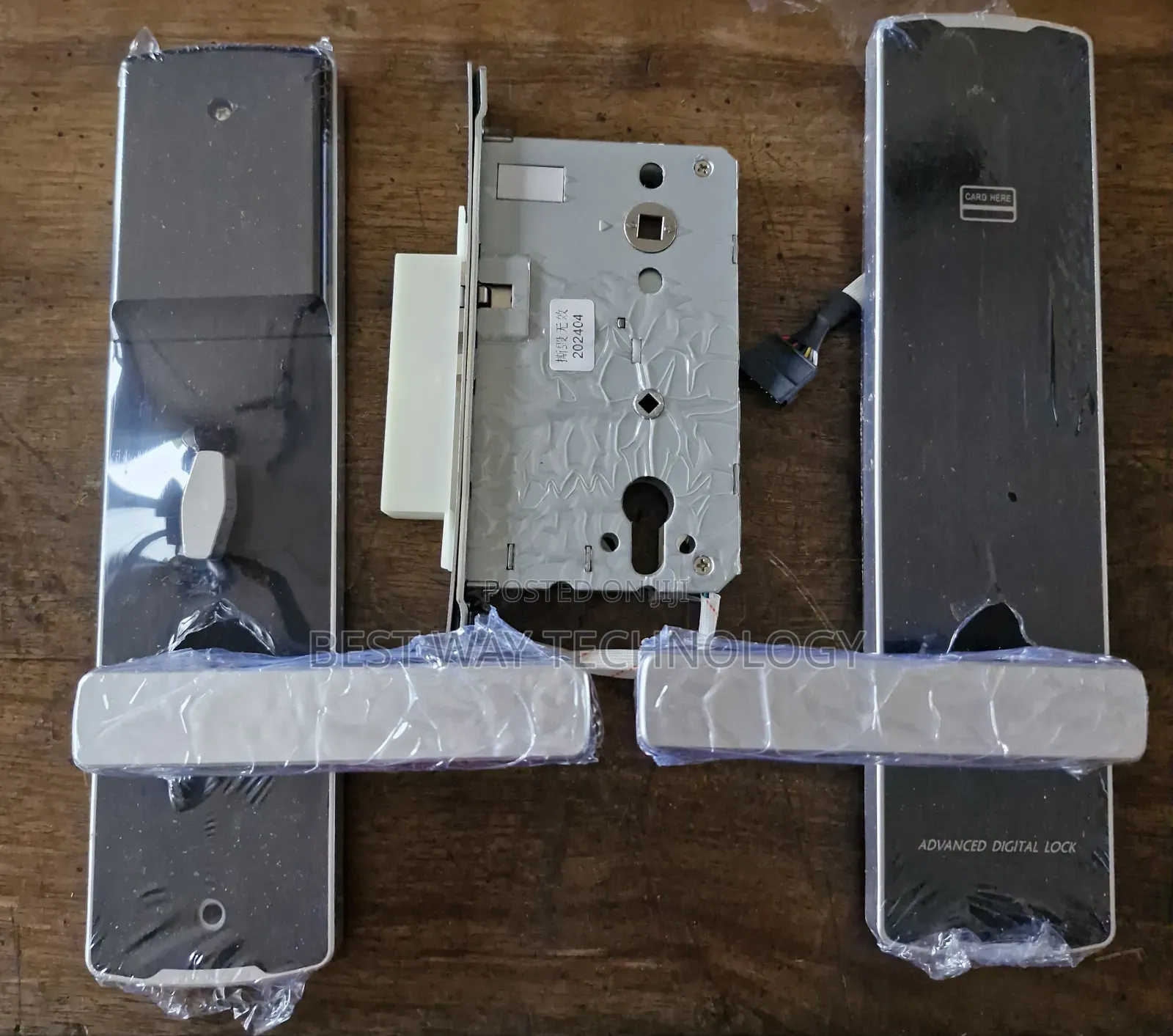 Hotel Door Lock Black