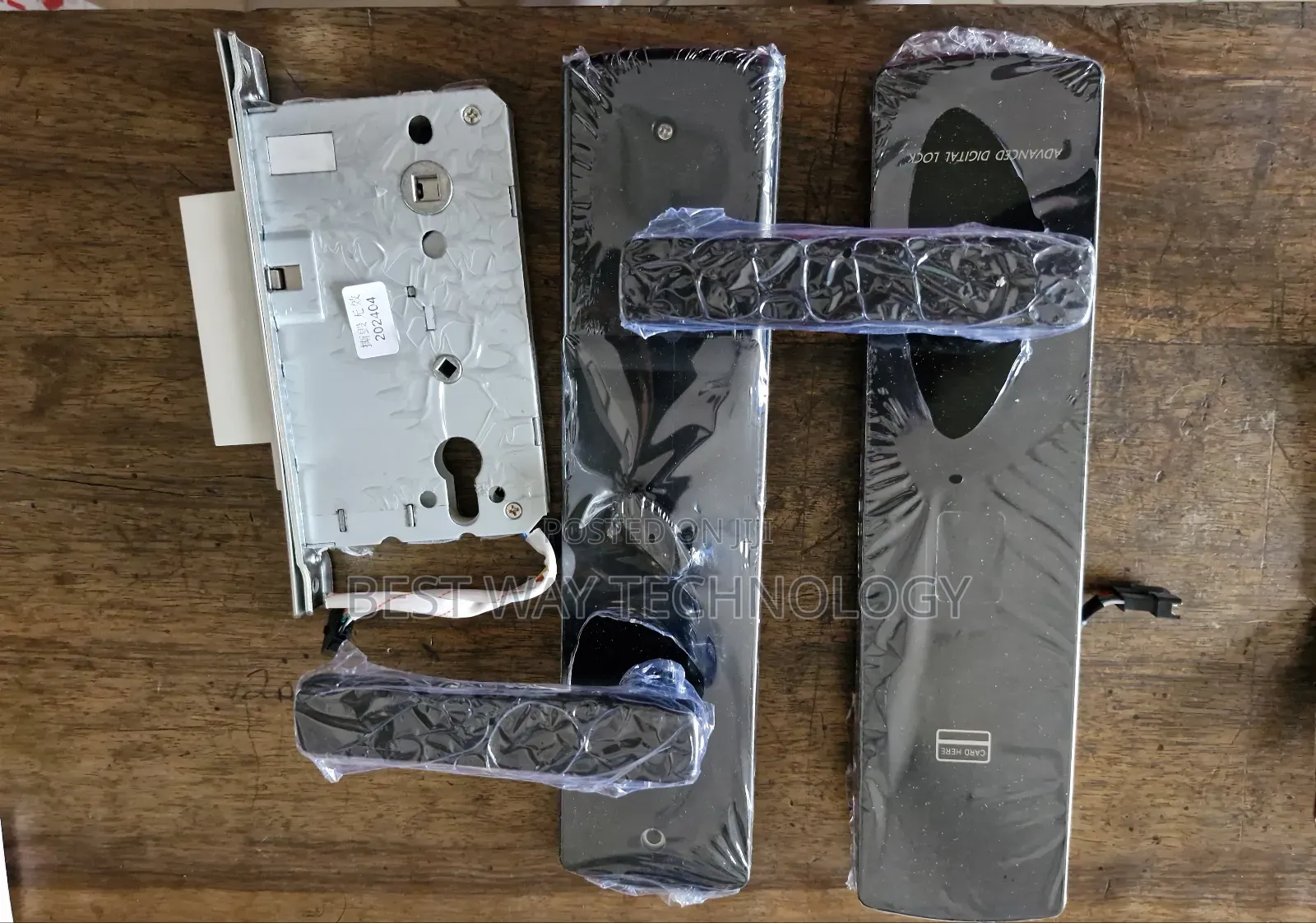 Hotel Door Lock Black