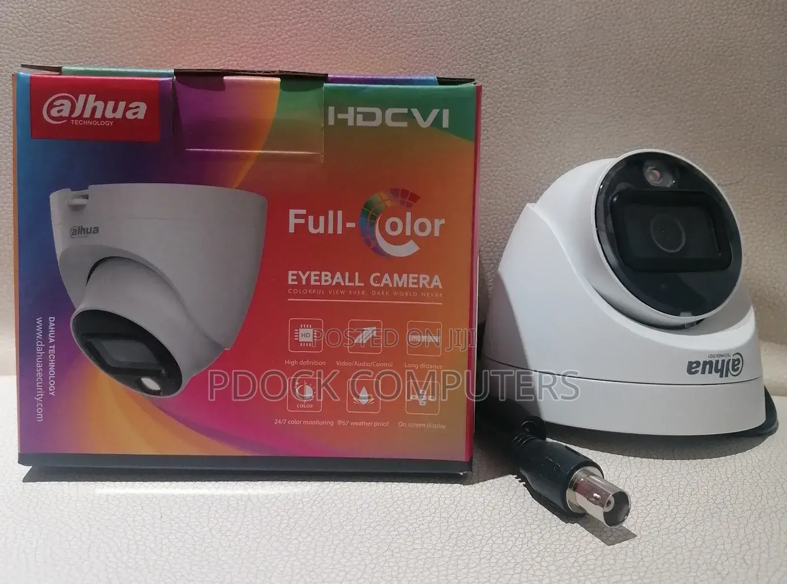 Dahua HDCVI Analog Full-Color Eyeball Dome Camera