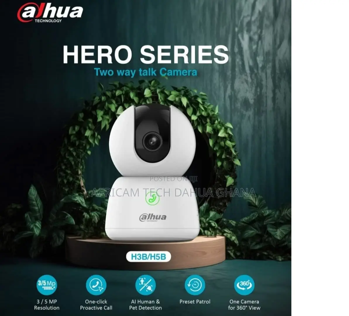 Dahua Wireless Wifi Cam 5mp