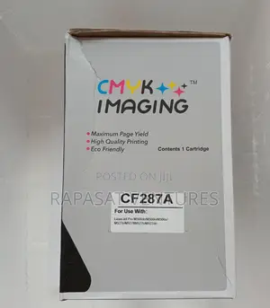 Photo - CMYK 87A Black Toner Cartridge, CF287A
