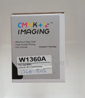CMYK 136A Black Toner Cartridge (W1360A)