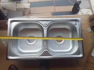 Double Armless Kitchen Sink Set With Tap