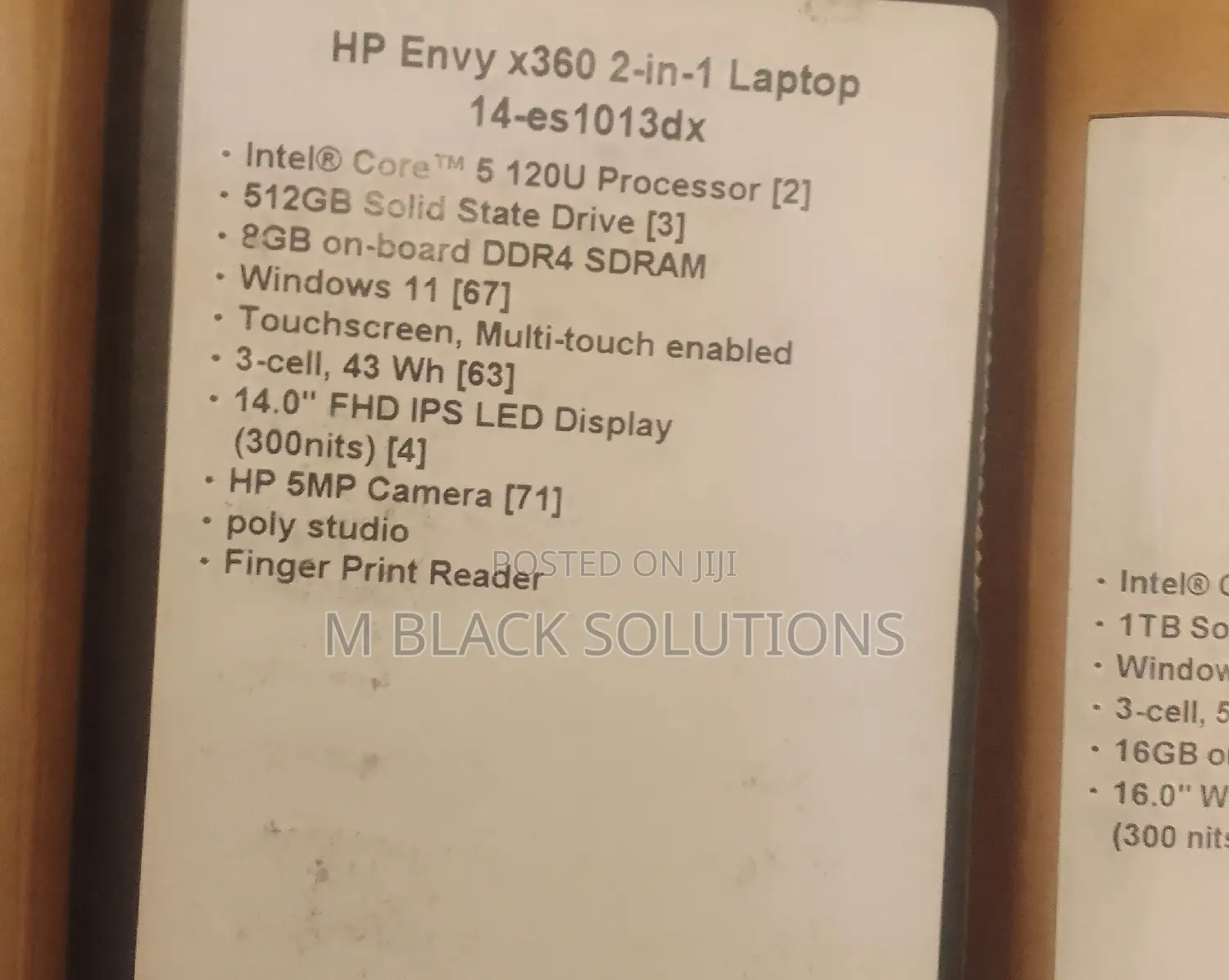 New Laptop HP Envy 14 8GB Intel Core Ultra 5 SSD 512GB