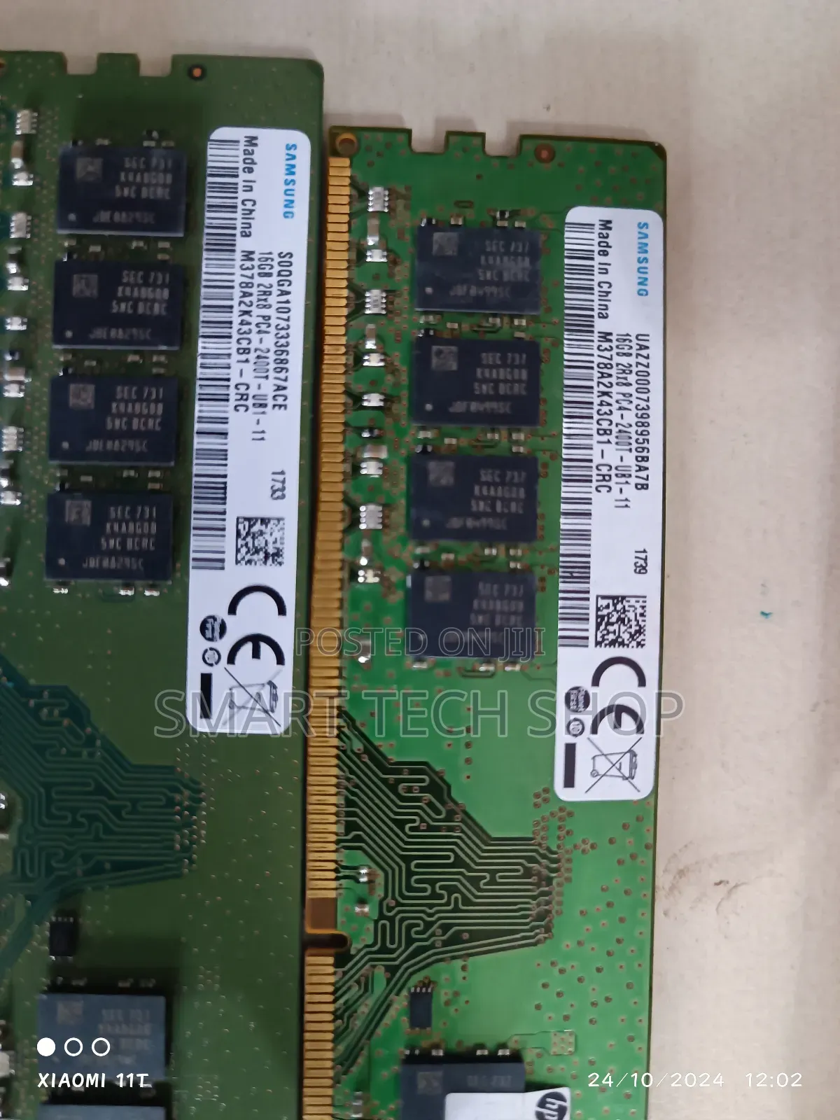 16gb PC4 2400T Desktop Memory Ram