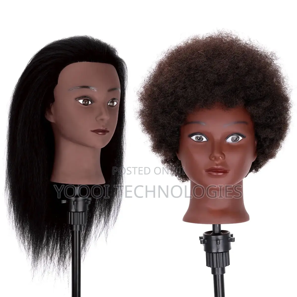 Afro/ Straight Human Hair Mannequin Training Doll