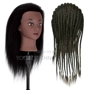 Afro/ Straight Human Hair Mannequin Training Doll