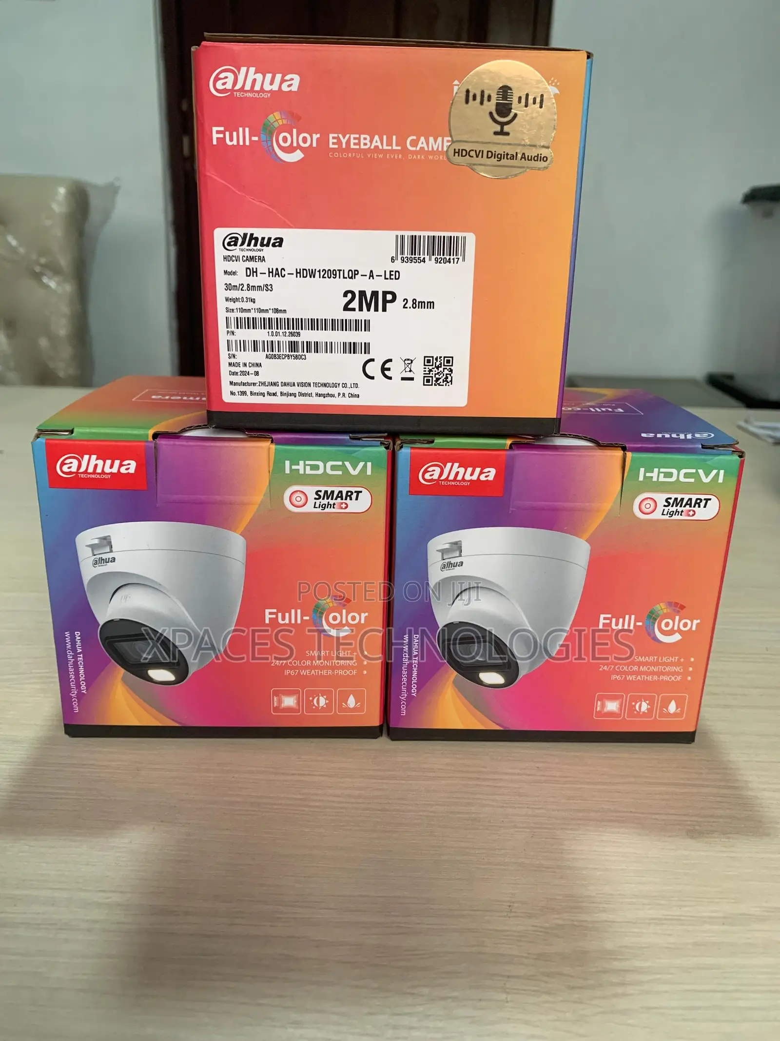 DAHUA 2MP Full-color With Audio Eyeball Camera
